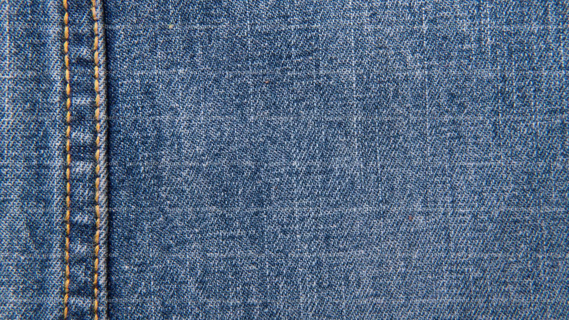 Fåden Perfekta Avslappnade Looken Med Nya Blå Jeans
