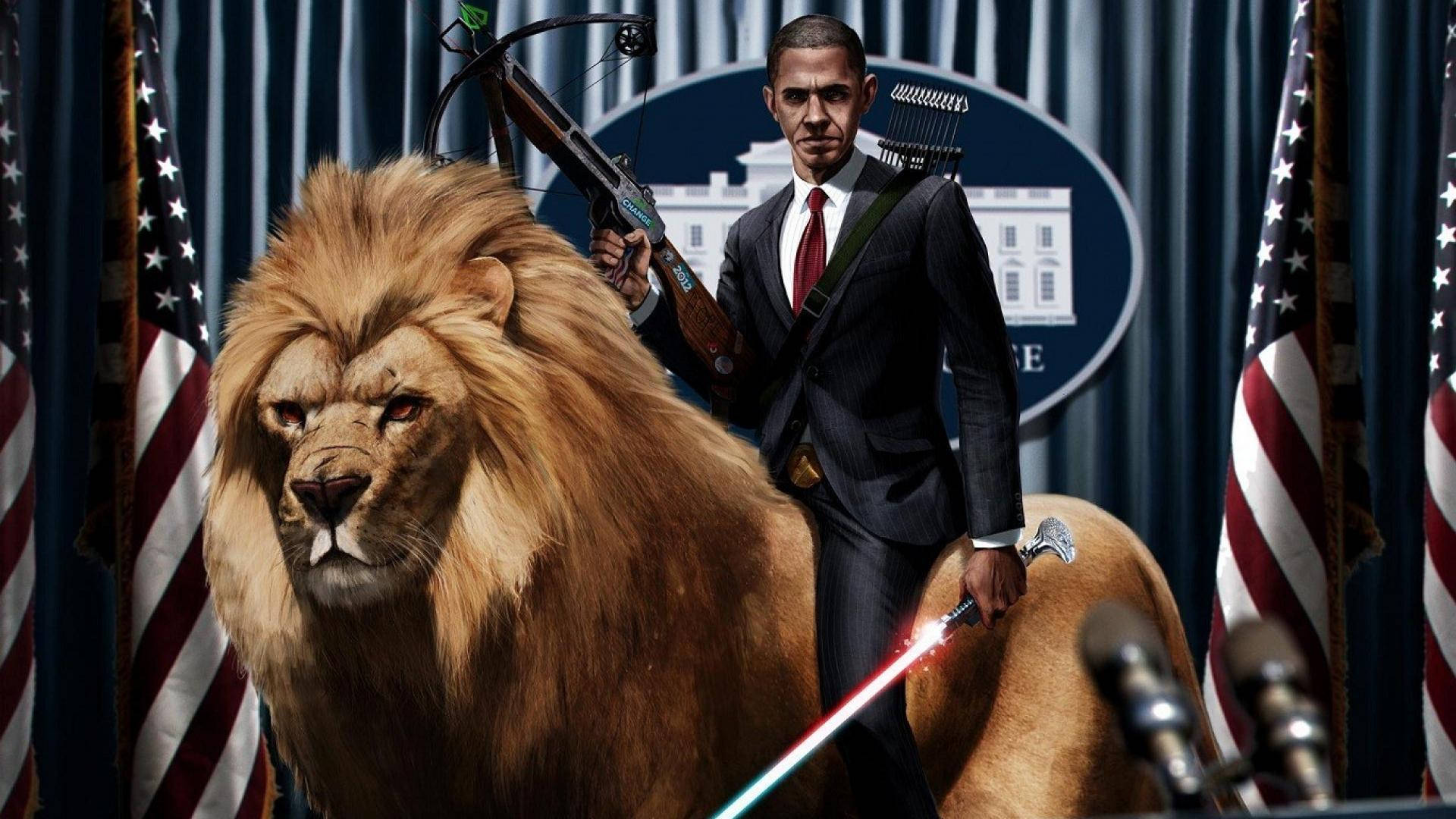Jedi Barack Obama With Crossbow