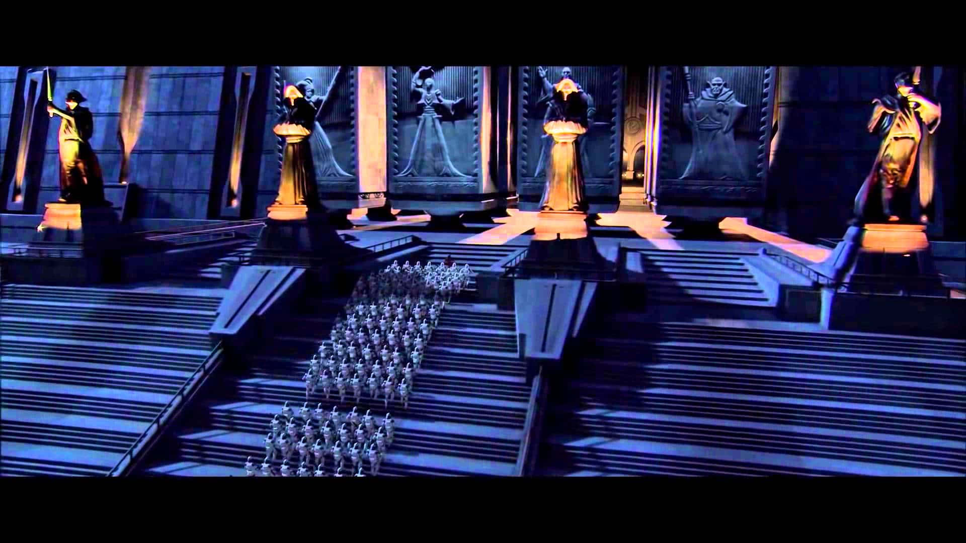 The Esteemed Jedi Council in Session Wallpaper