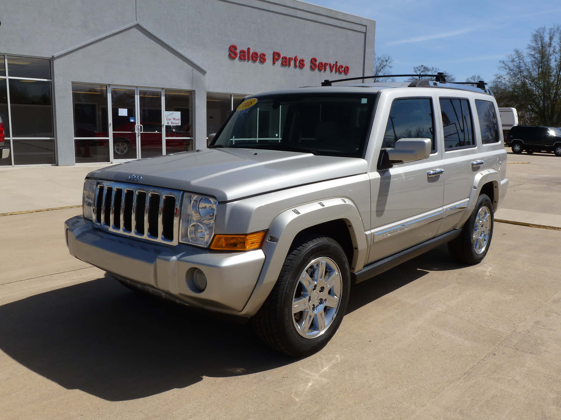 Jeep Commander Impressionnante Conquérant Un Terrain Accidenté Fond d'écran