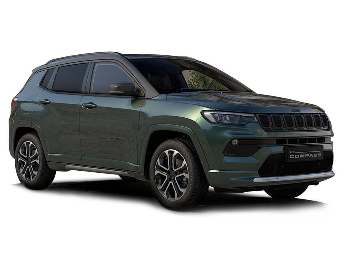 Jeep Compass Black Aesthetic Tinted Windows On White Wallpaper