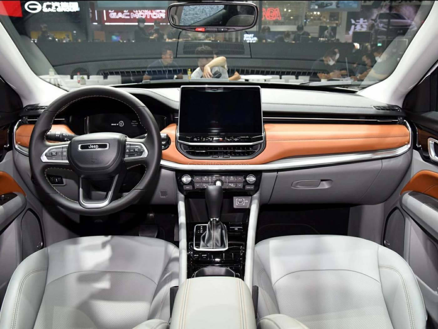 Luxurious Experience - Jeep Compass 2022 Interiors Wallpaper
