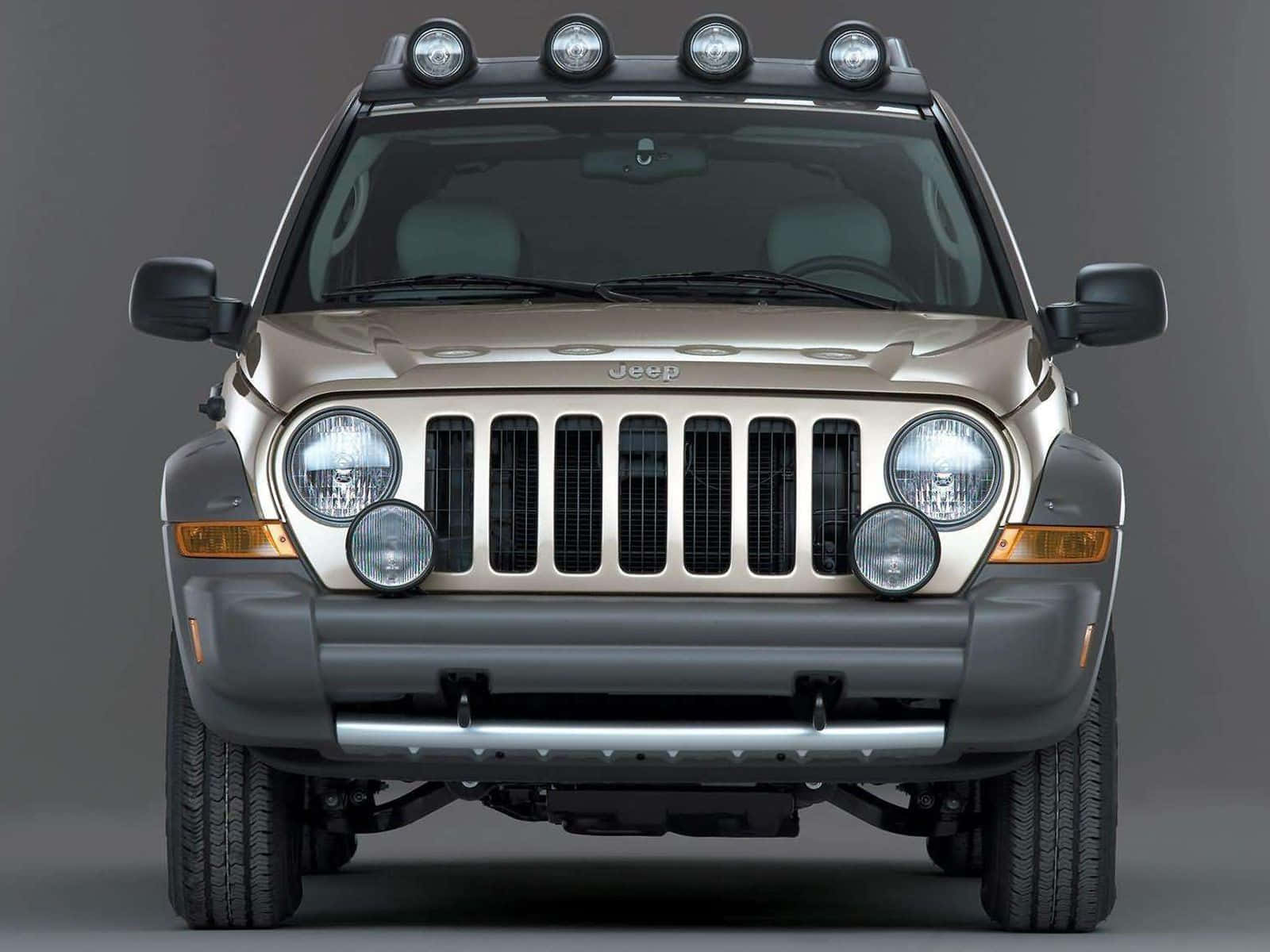 Caption: Jeep Liberty - The Perfect Off-Road SUV Wallpaper