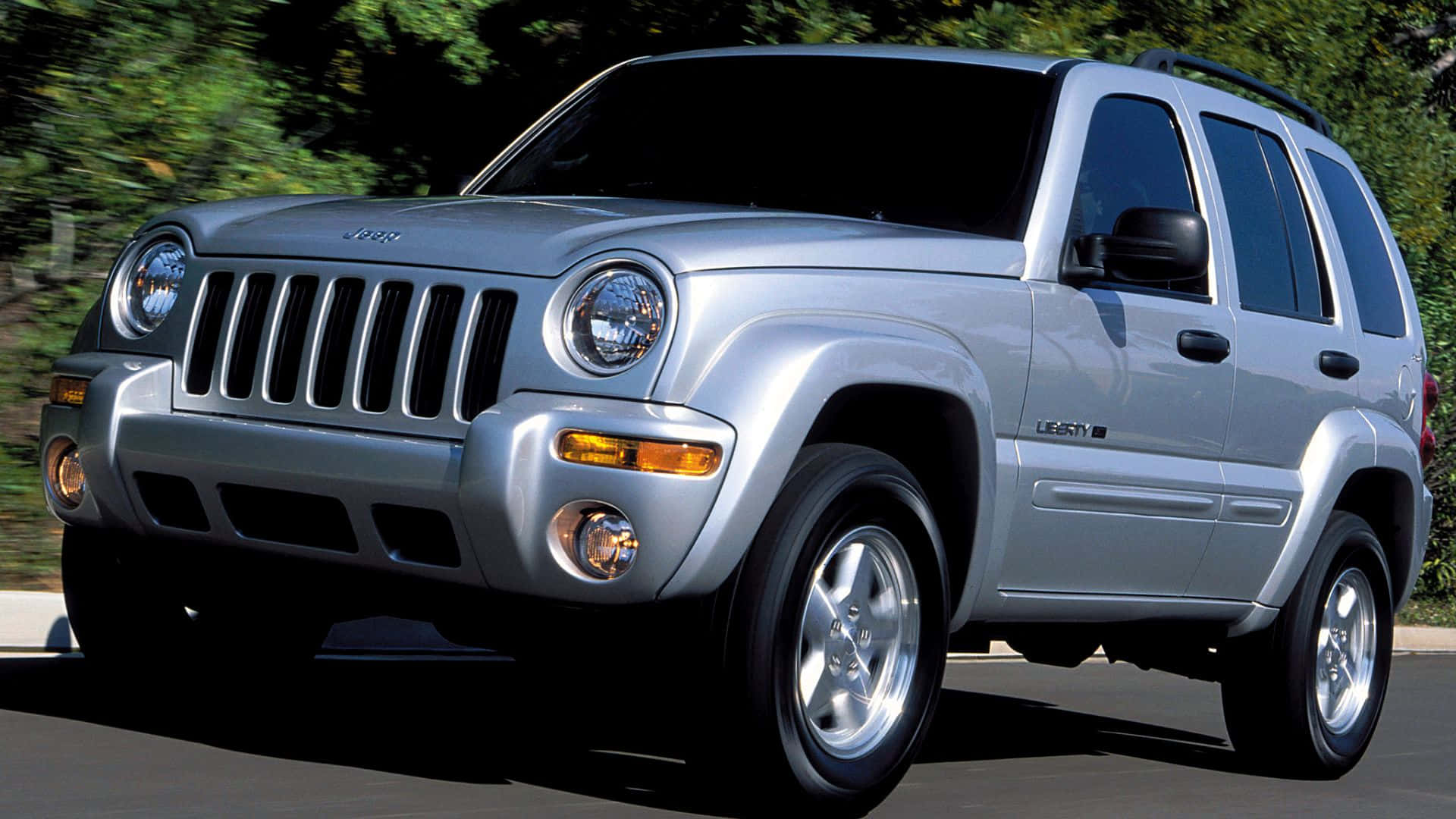 Laaventura Todoterreno Del Jeep Liberty Resistente. Fondo de pantalla