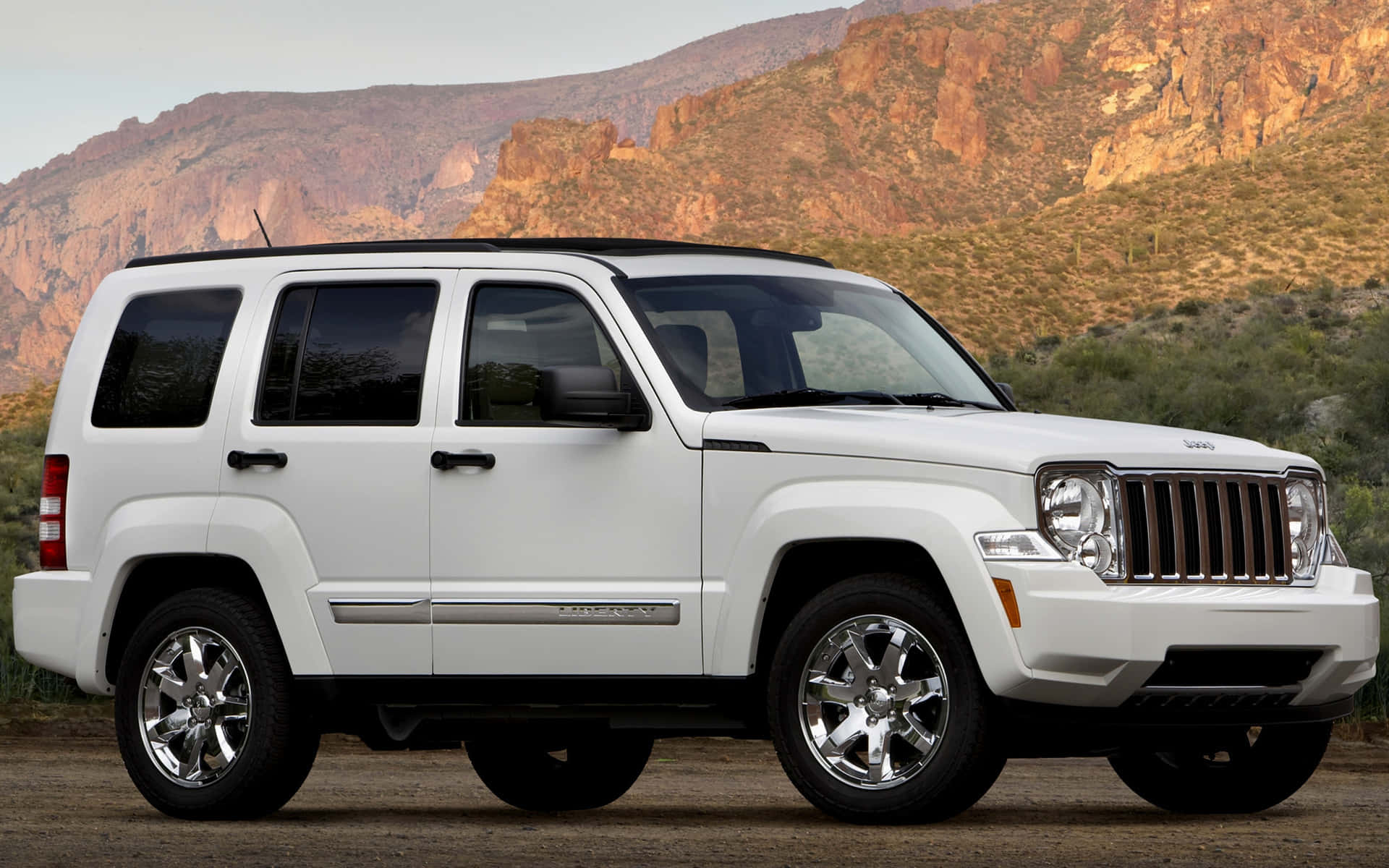 Jeep Liberty in Nature Wallpaper