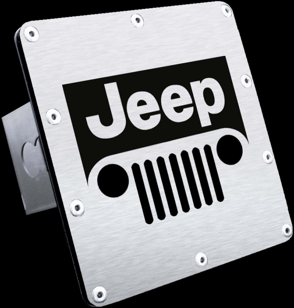 Download Jeep Logo Metal Plate | Wallpapers.com