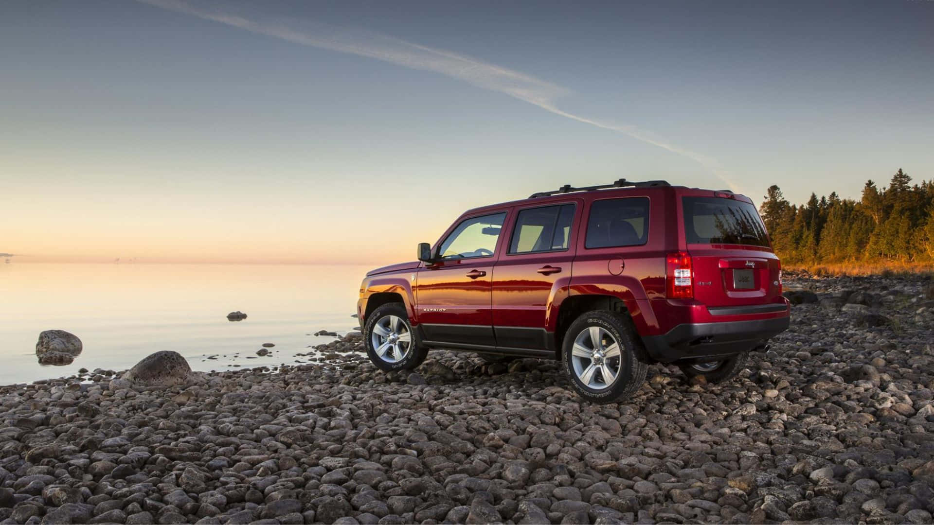Off-Road Adventure with Jeep Patriot Wallpaper