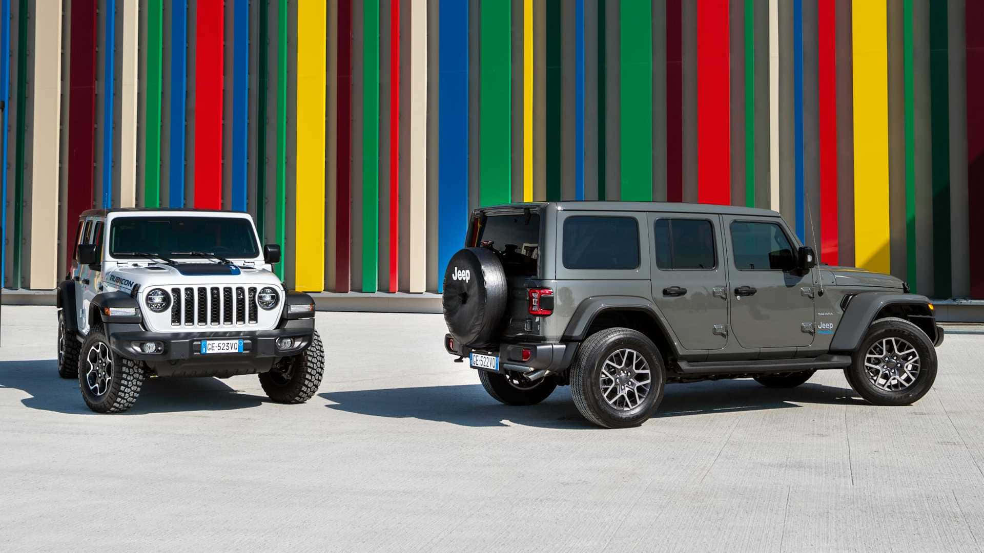 Udforsk det udendørs med en Jeep Wallpaper!