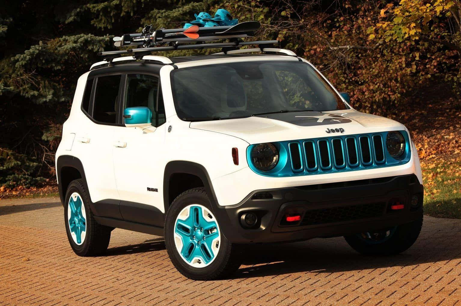 Rugged Adventure Awaits with the Jeep Renegade Wallpaper