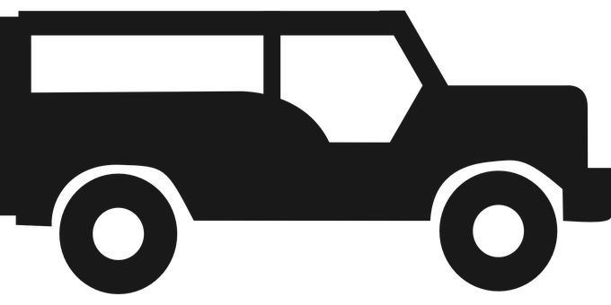 Jeep Silhouette Graphic PNG