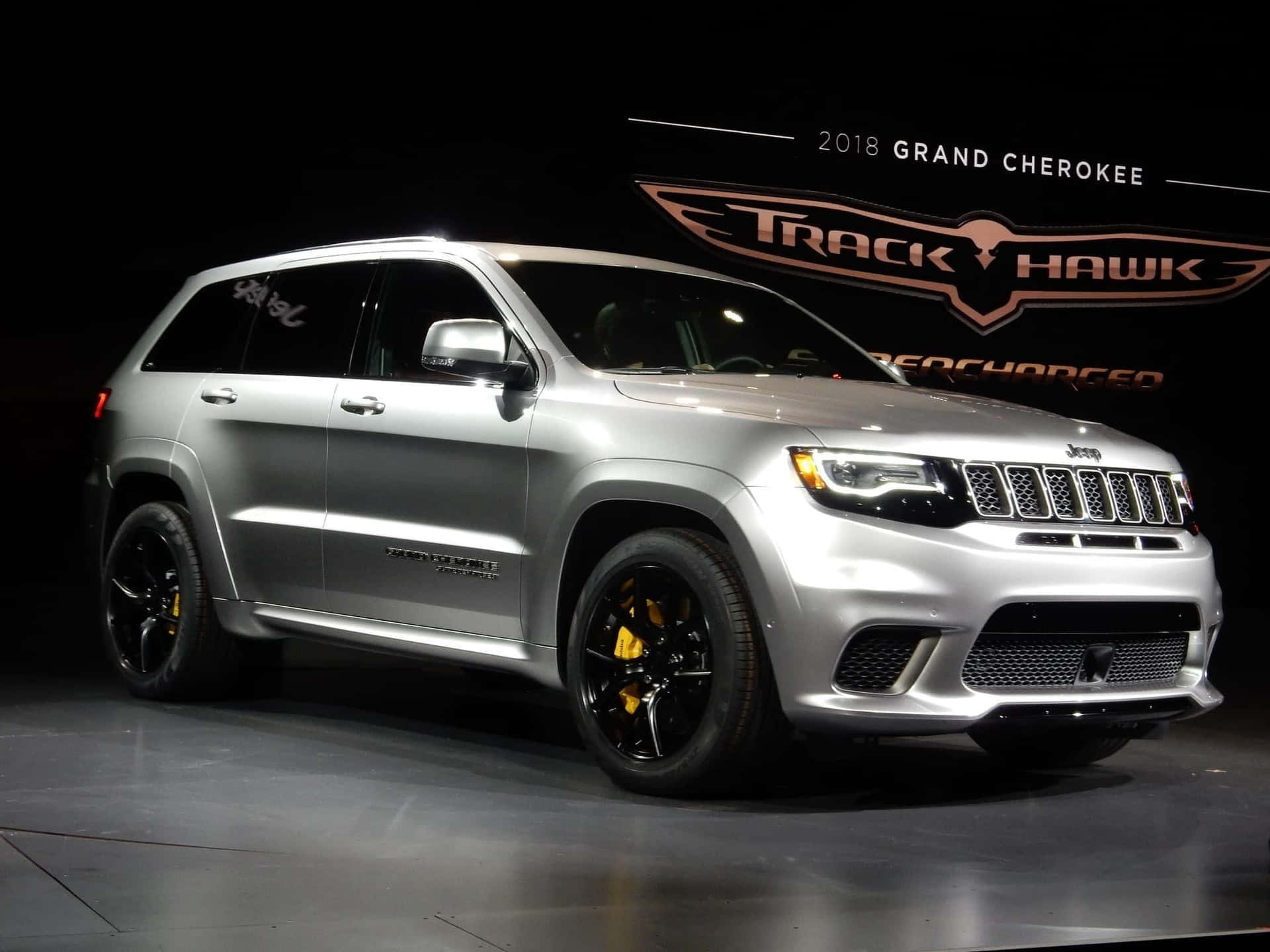 The iconic Jeep Trackhawk, A Powerful Combination of Power&Style Wallpaper