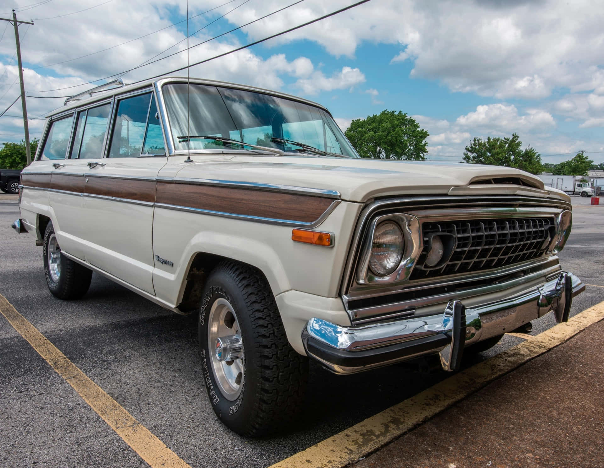 Stunning 1979 Jeep Wagoneer on an Off-Road Adventure Wallpaper