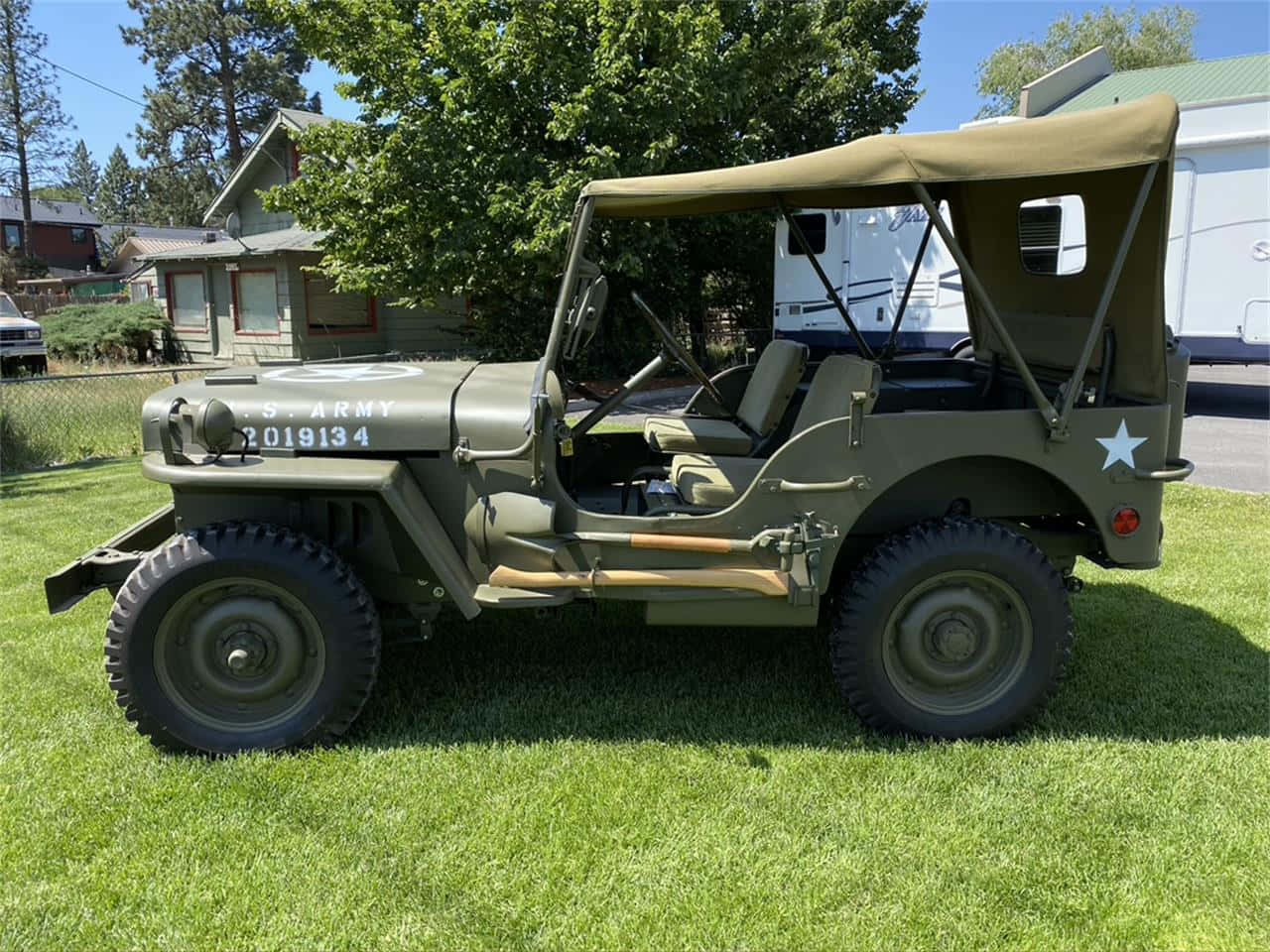 Classic Jeep Willys Off-Roading Adventure Wallpaper