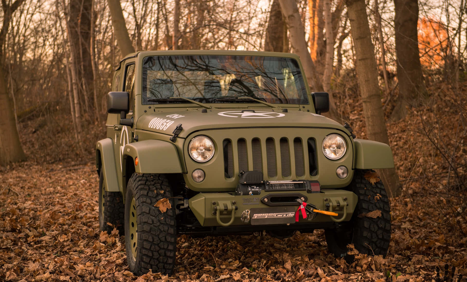Caption: Jeep Willys: Classic Off-Road Legend Wallpaper