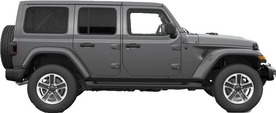 Jeep Wrangler Side View PNG