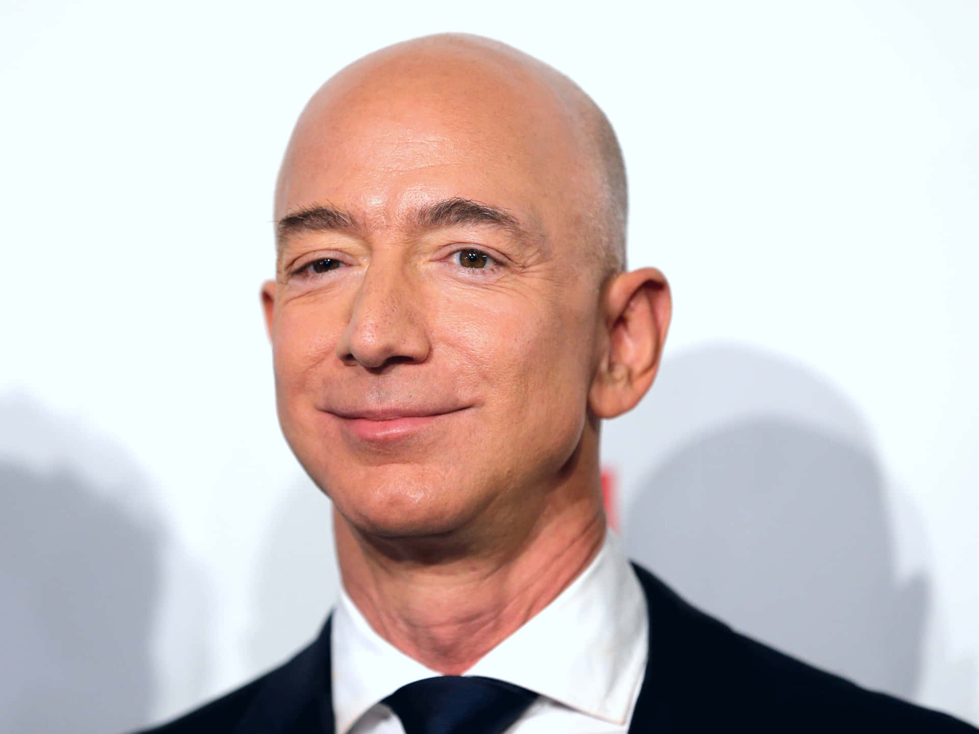 Jeff Bezos Smiling During a Business Event
