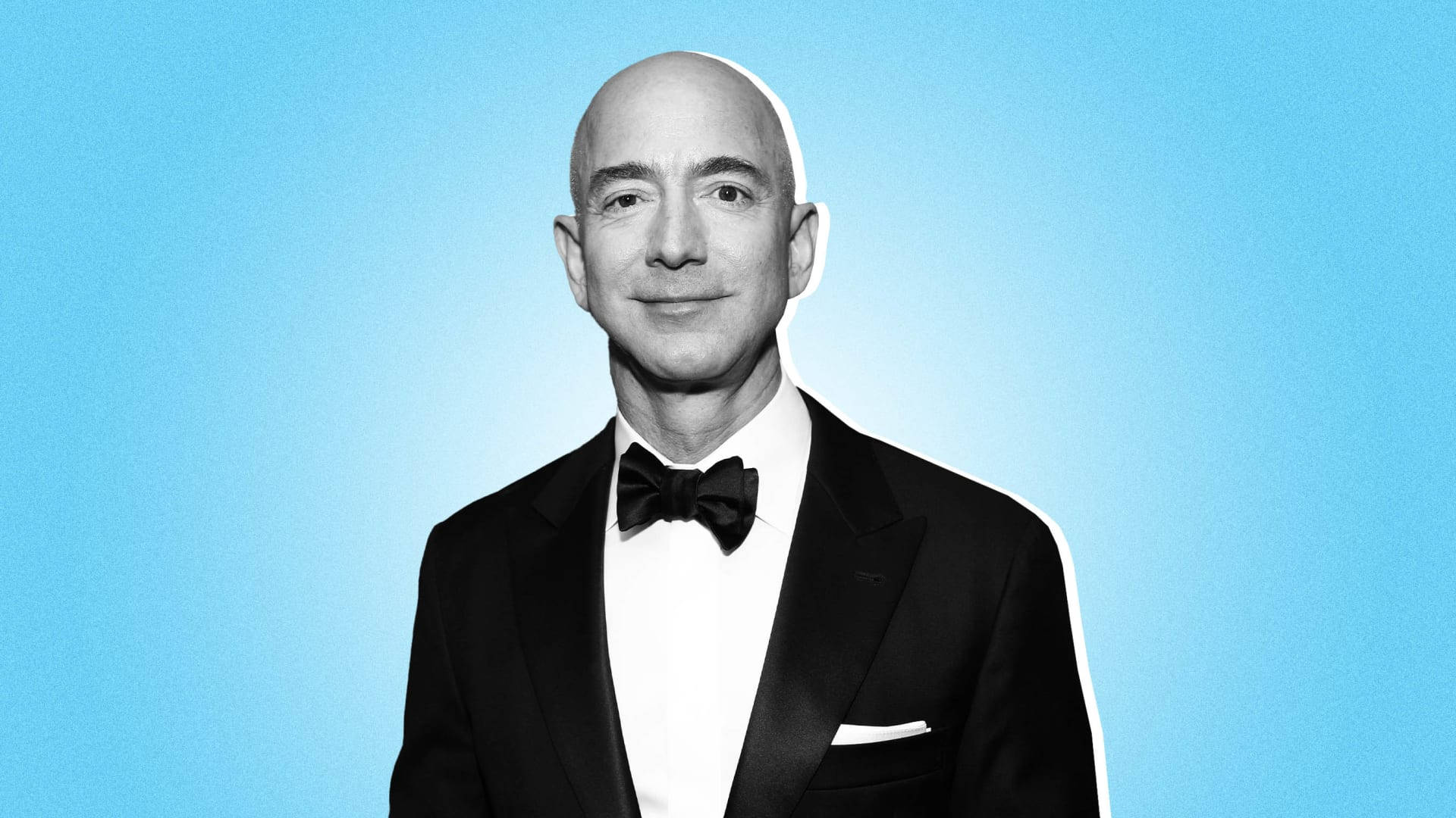 Jeff Bezos Sort Suit Og Butterfly Wallpaper