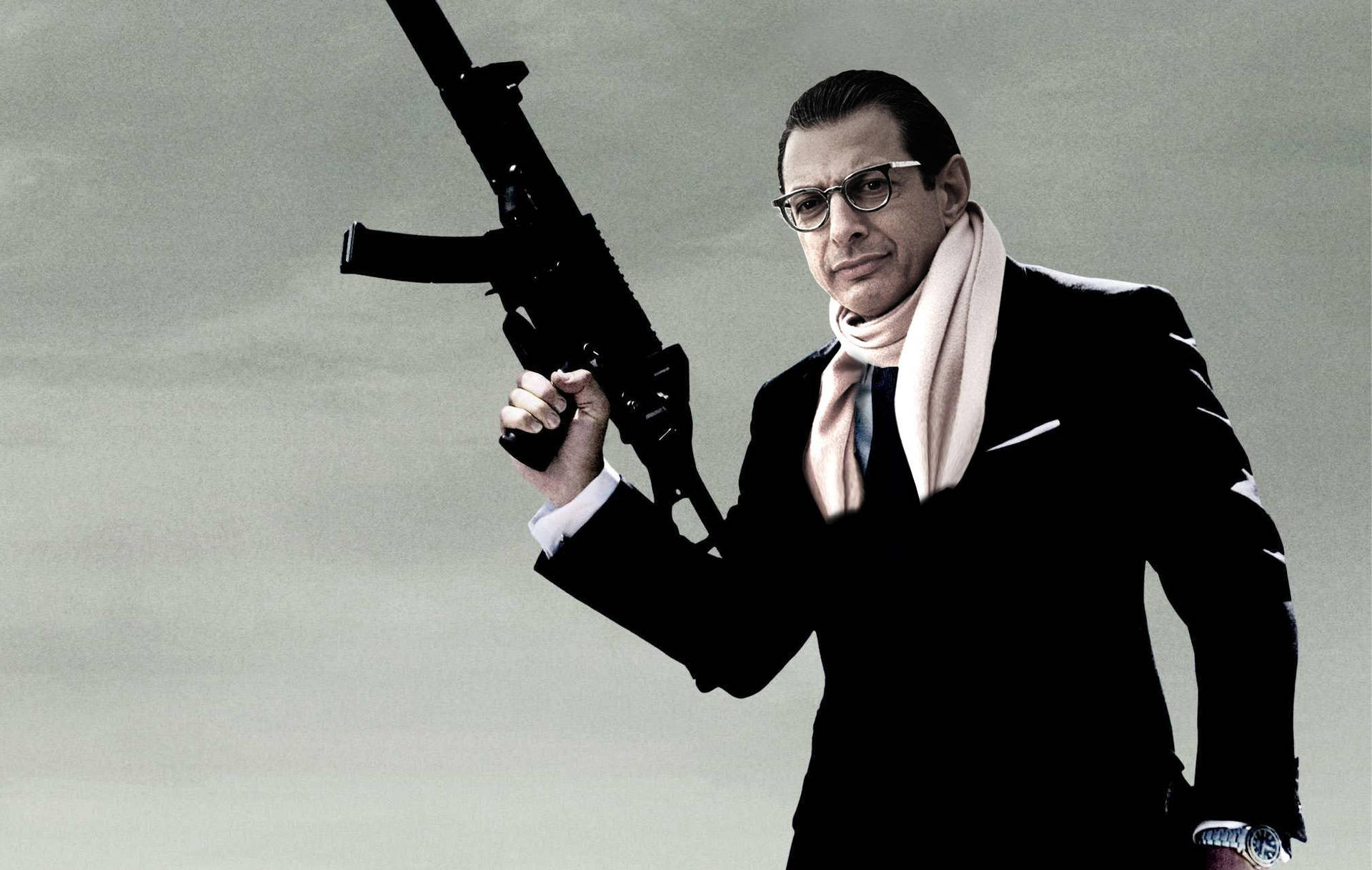 Jeffgoldblum In 007 Quantum Of Solace. Sfondo