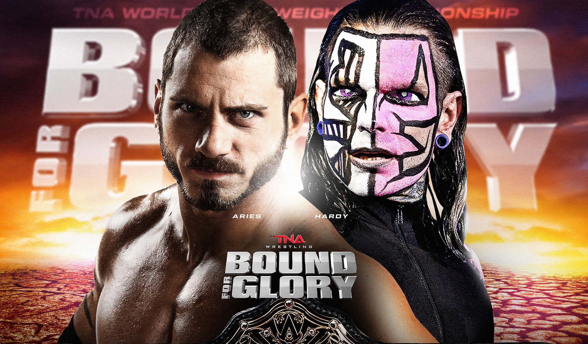 Jeff Hardy And Austin Aries For Bound Glory Wallpaper