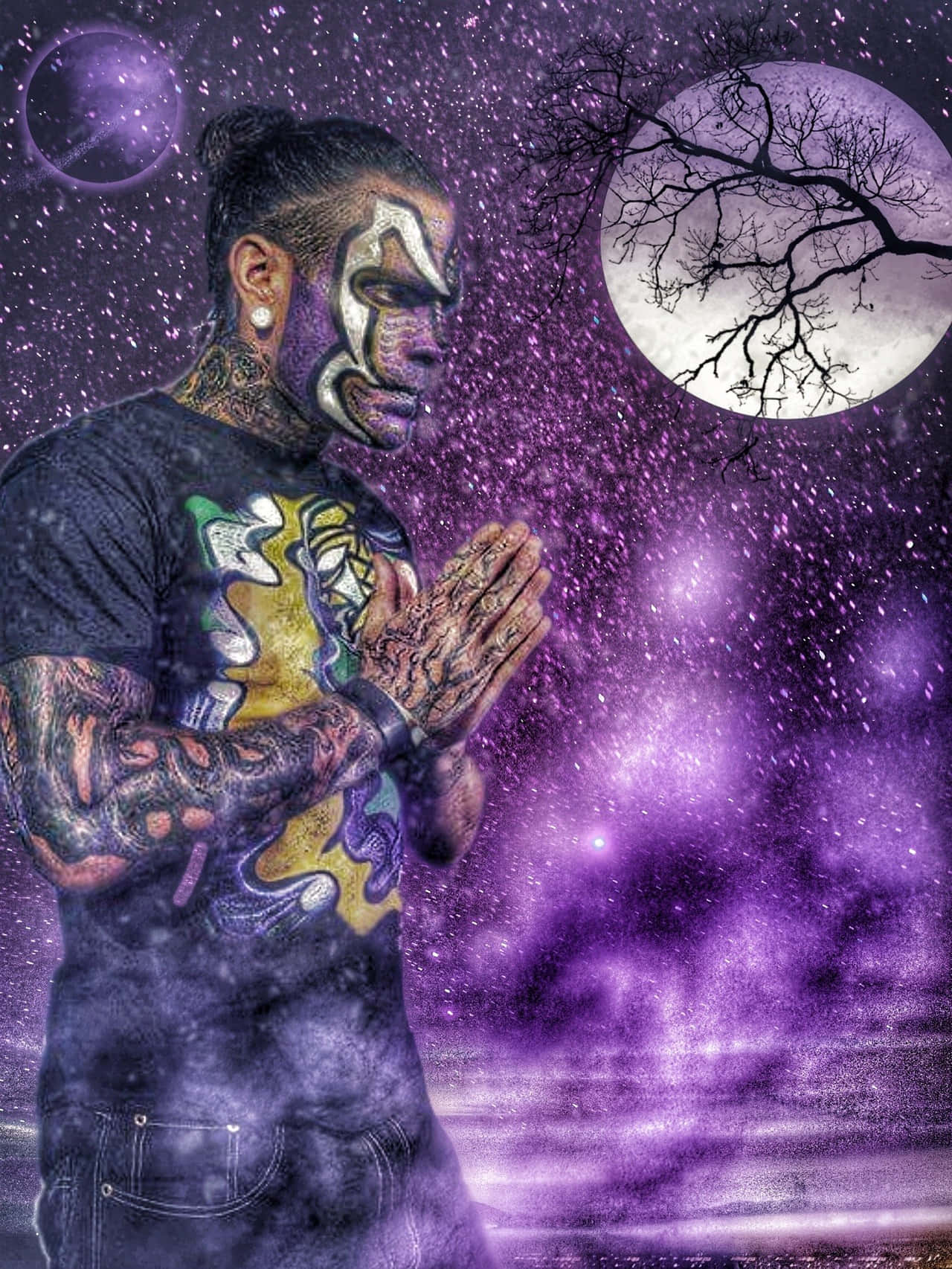 Jeff Hardy Doing Praying Sign Fanart Picture