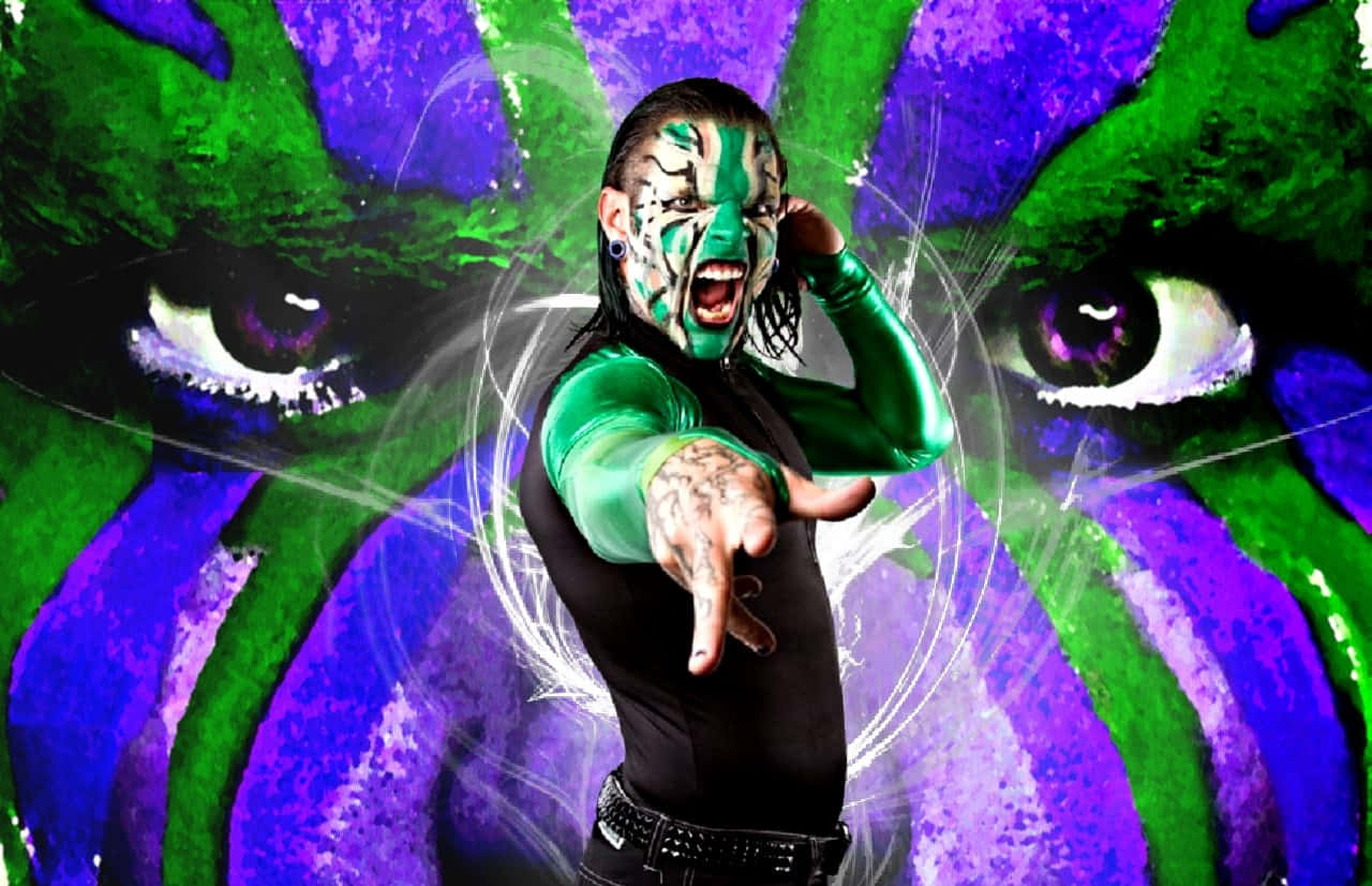 Jeff Hardy Face Paint Poster Wallpaper