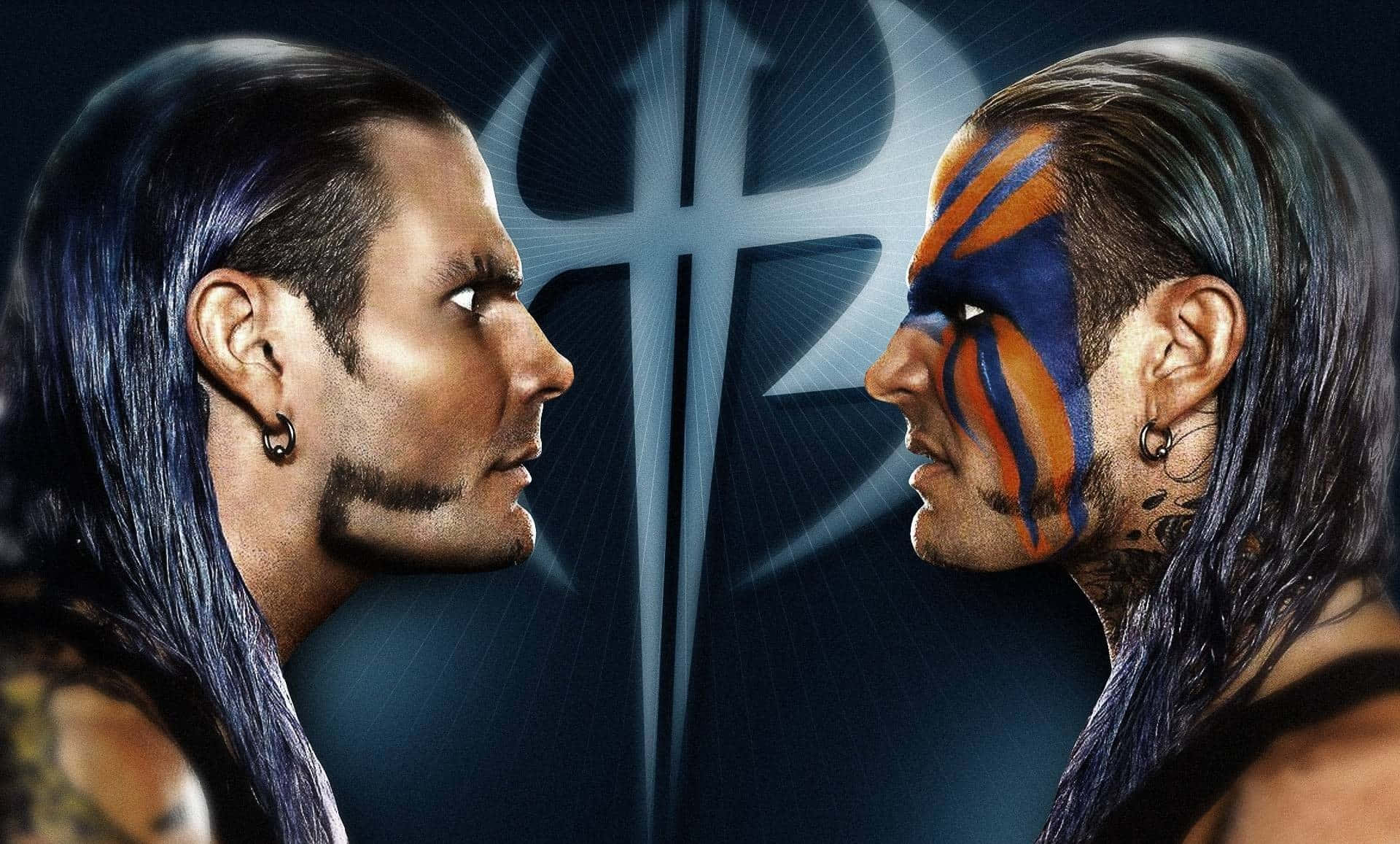 Jeff Hardy Facing Each Other Poster Wallpaper