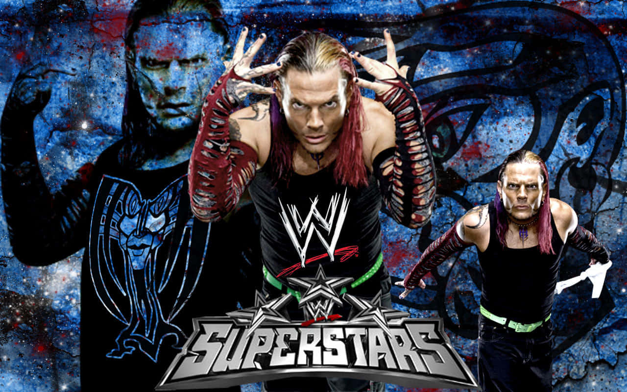 Jeff Hardy til WWE superhelte. Wallpaper