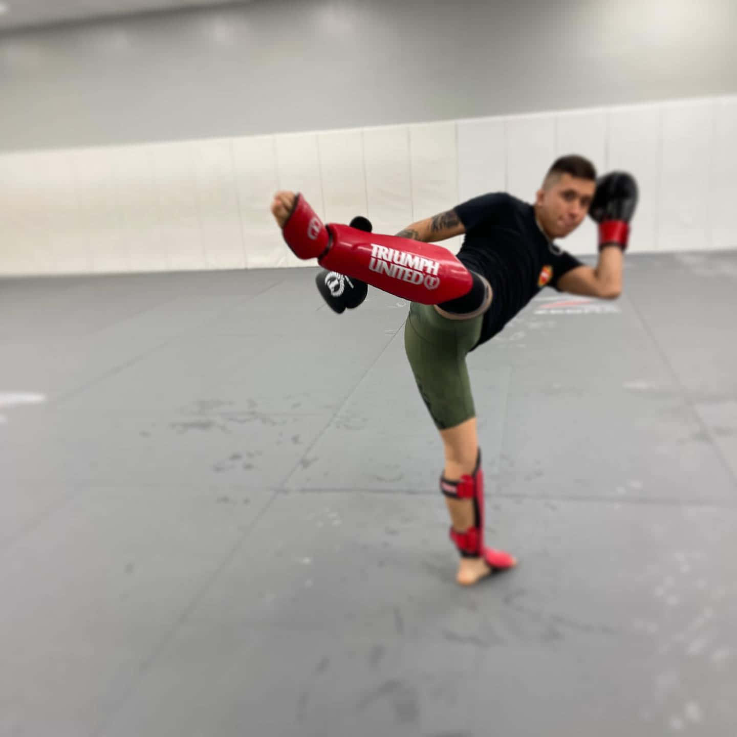 Jeff Molina During Training Picture