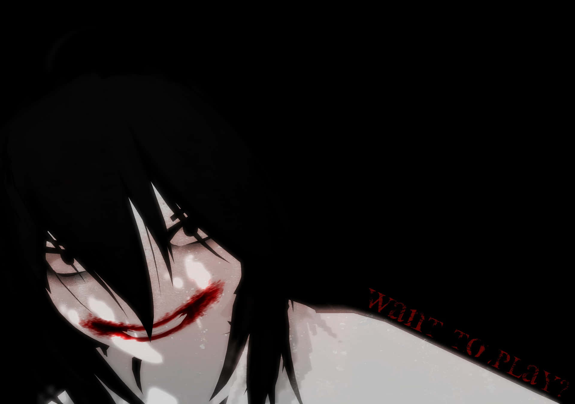 Jeff The Killer creeping in the shadows