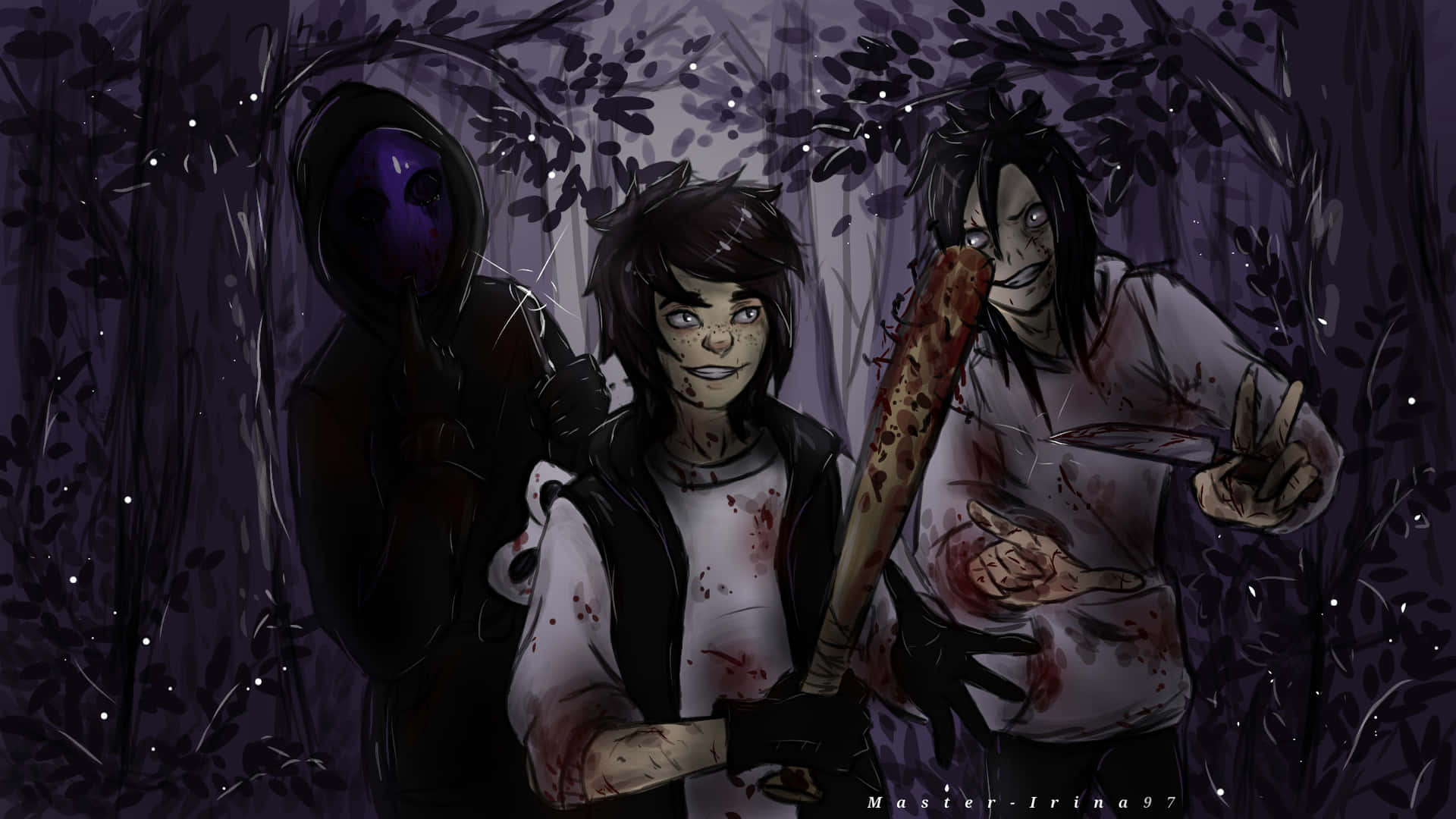 “Jeff The Killer Stalking in the Shadows”