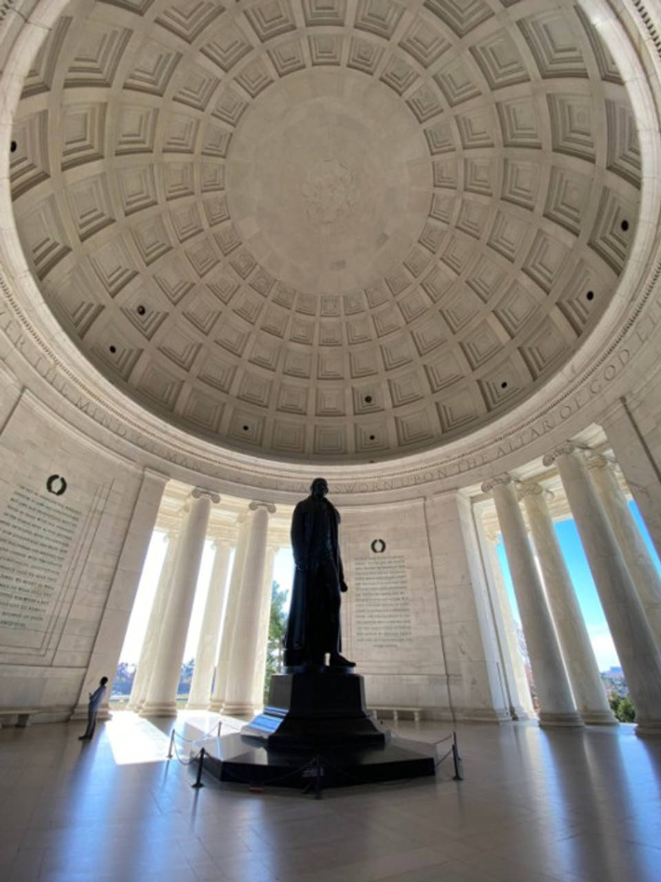 Jefferson Memorial Ceiling Background