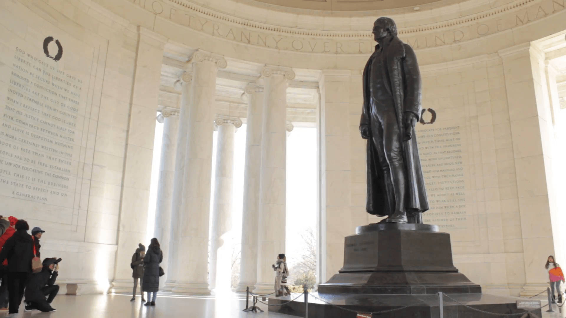 Jefferson Memorial From The Inside Picture