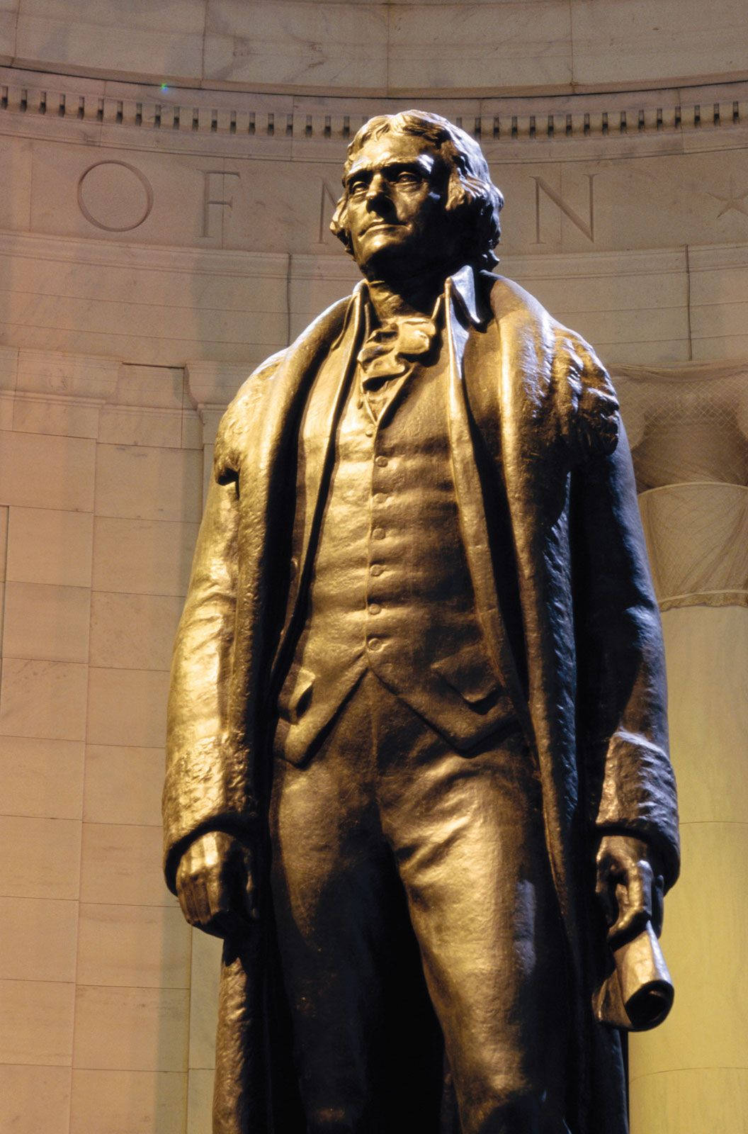 Jefferson Memorial Iconic Statue Background