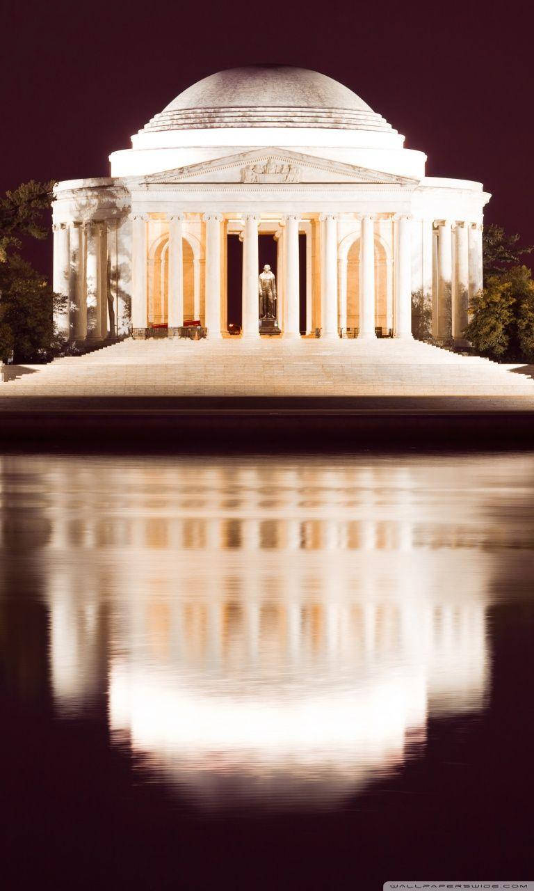 Jefferson Memorial Reflection Wallpaper