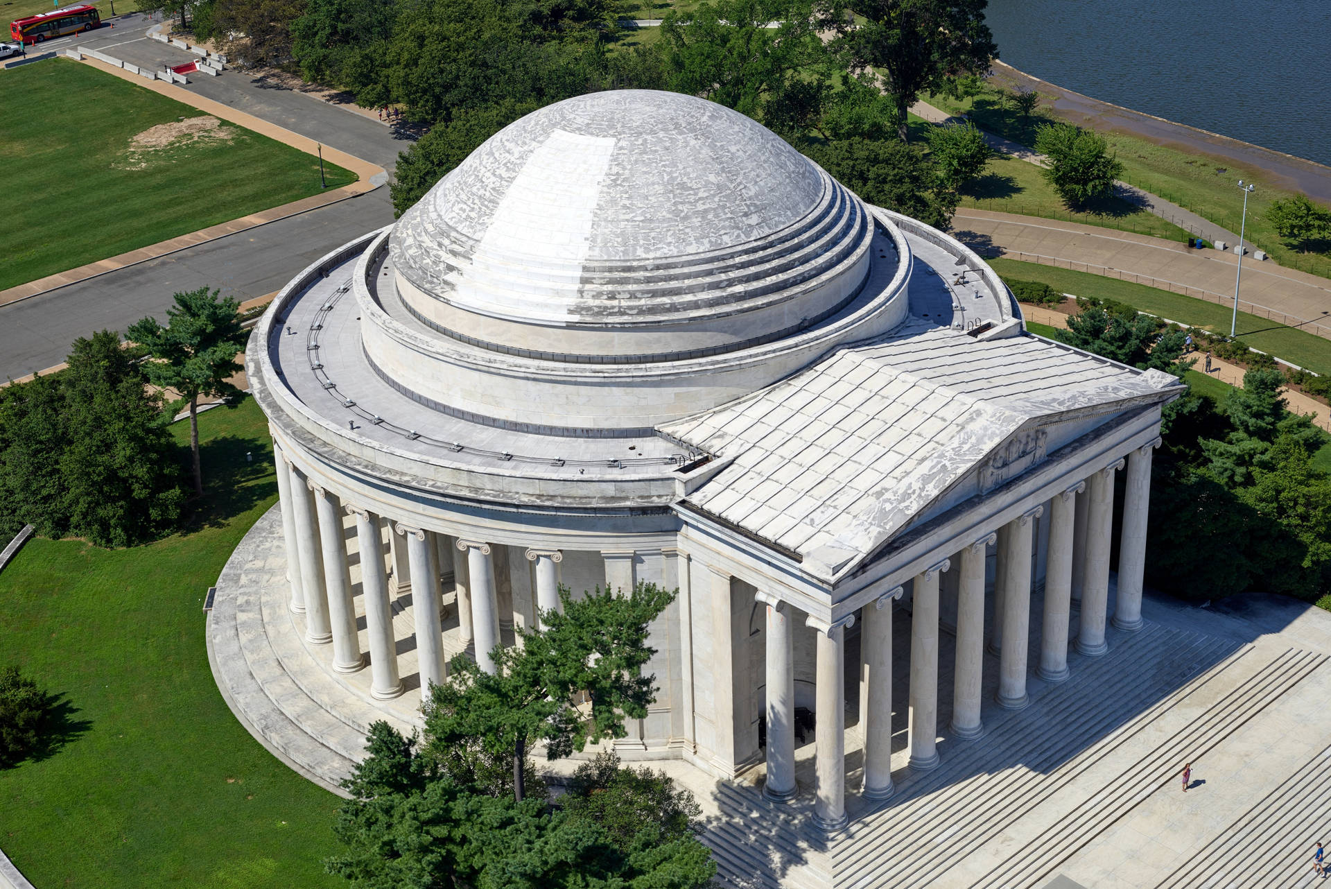 Jefferson Memorial Top-side Perspective Wallpaper