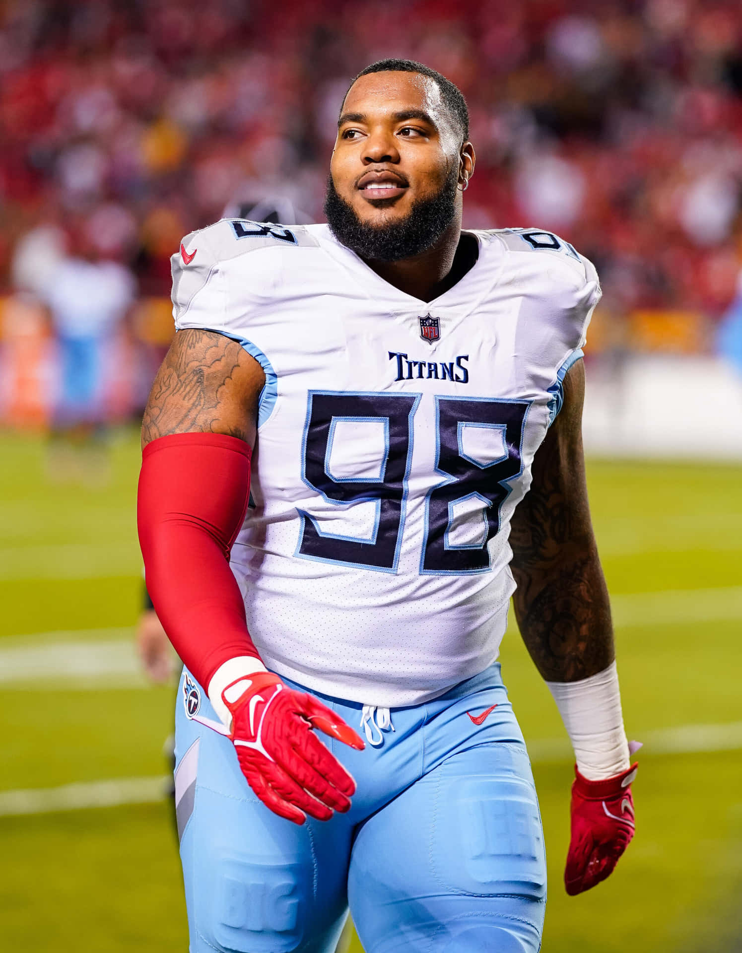 Jeffery Simmons Titans Defensive Lineman Wallpaper