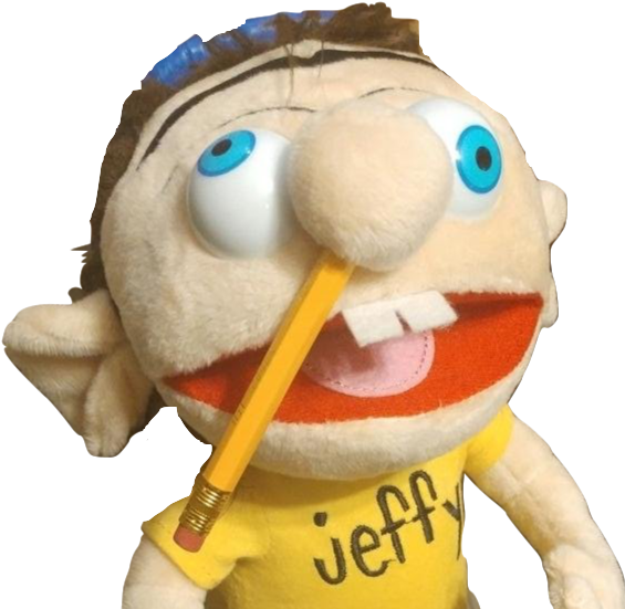 Jeffy Puppet With Pencil PNG