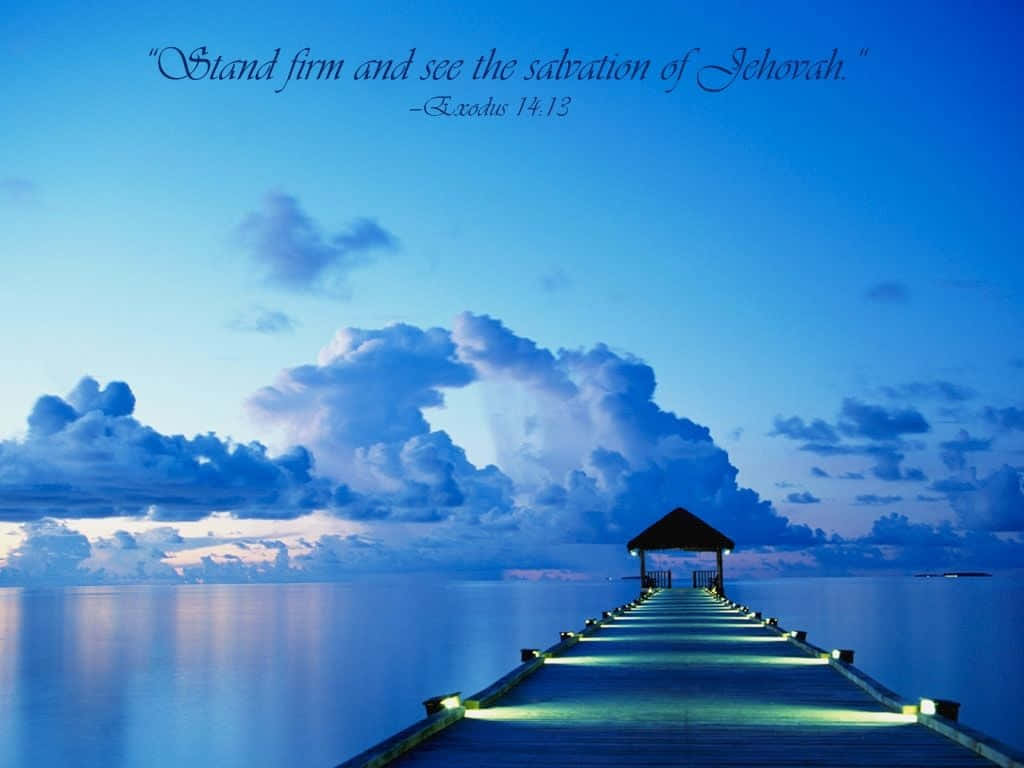 Allowing Time For Personal Reflection in Jehovah Paradise Wallpaper