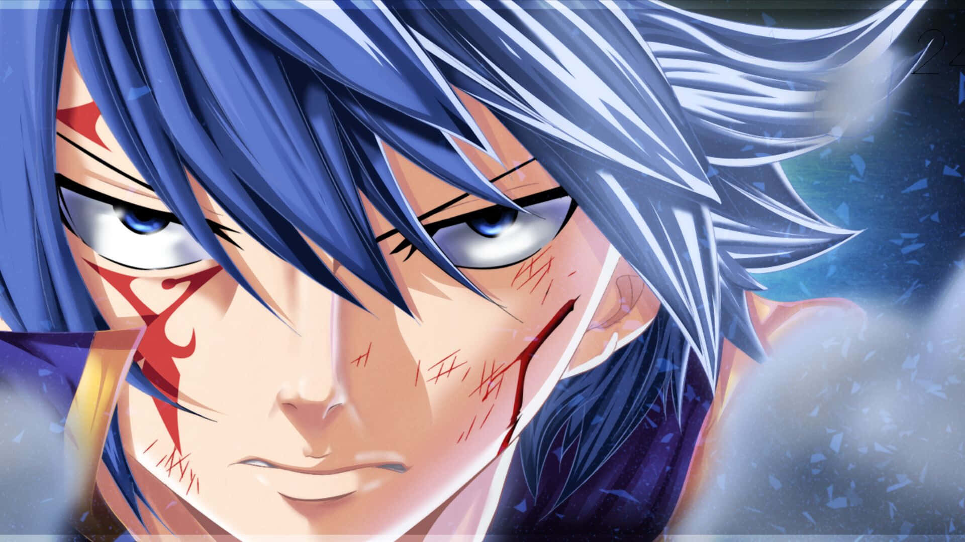 Jellal Fernandes, a powerful mage and enigmatic character in the anime series Fairy Tail Wallpaper