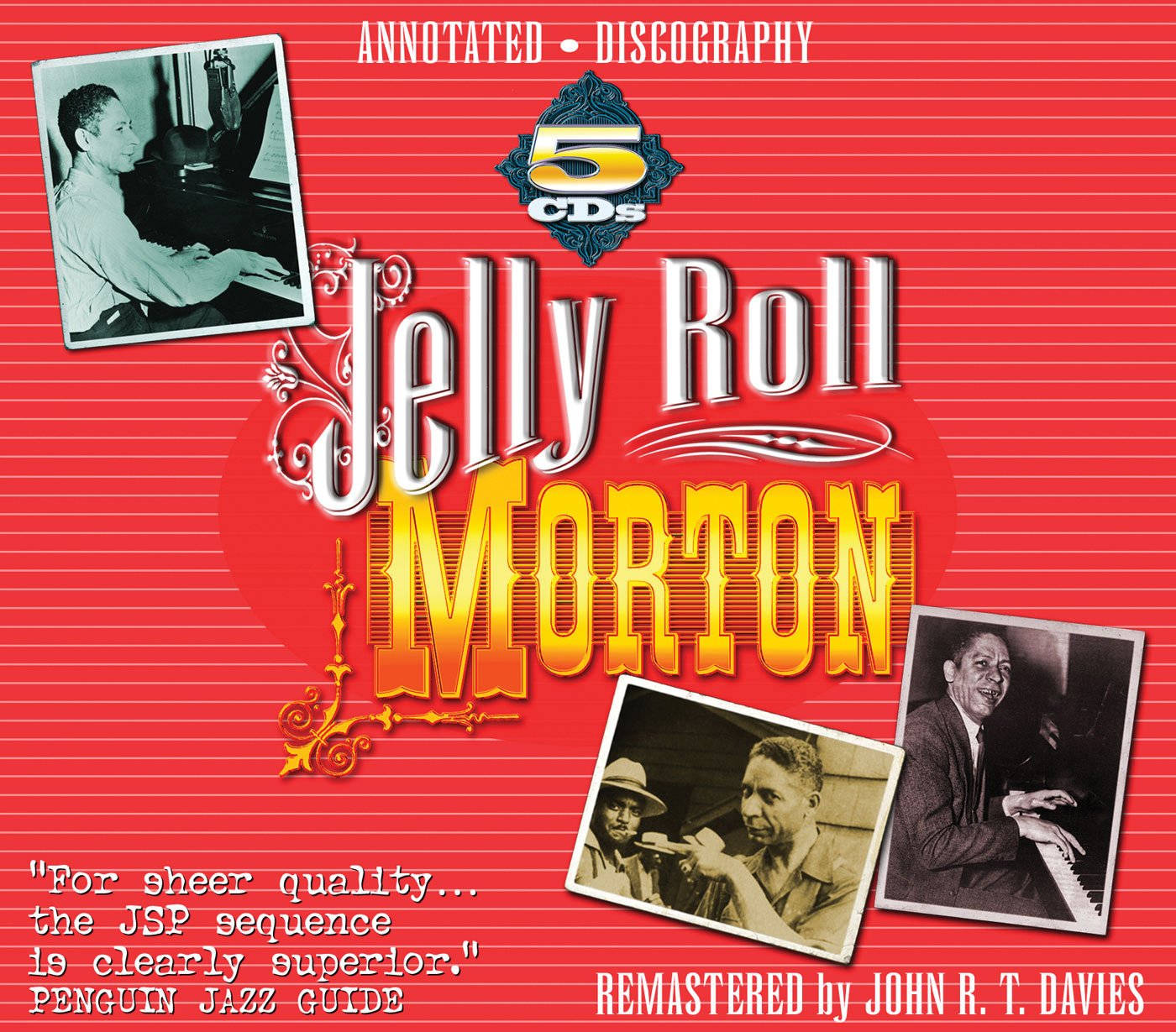 Jellyroll Morton Ljud-cd-omslag Konst. Wallpaper