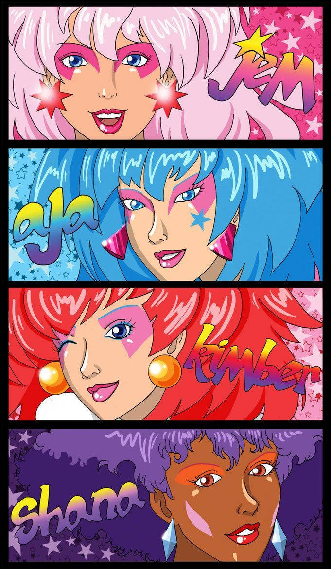 Jem And The Holograms Squad Wallpaper