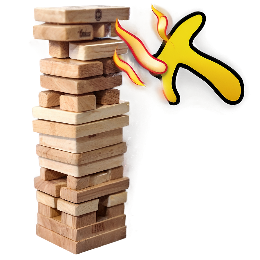 Jenga Game Night Png Qnb PNG