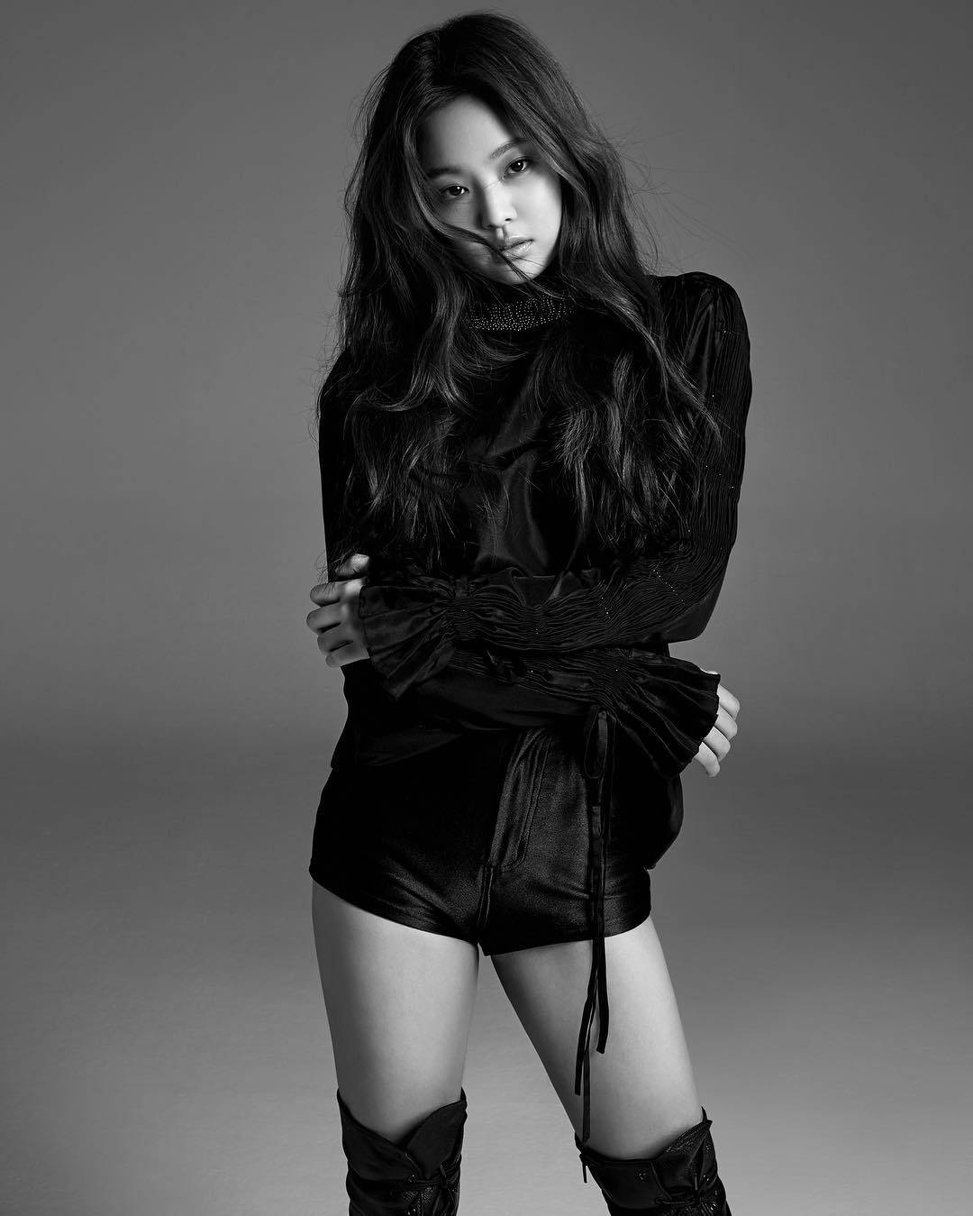 Jennie Kim fotoshoot som baggrundsbillede Wallpaper