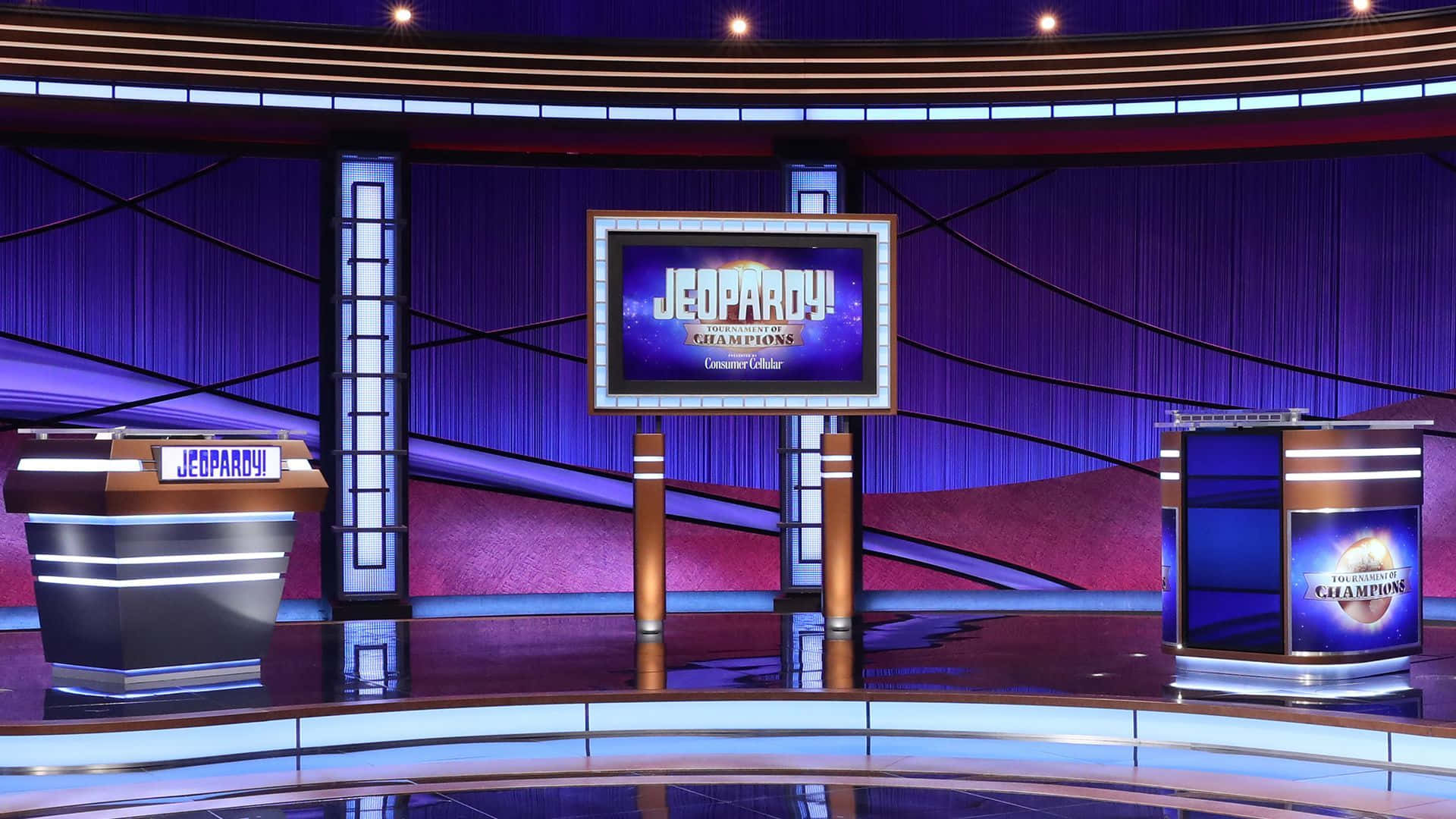 The Stage Of The Jeopardy! Stage