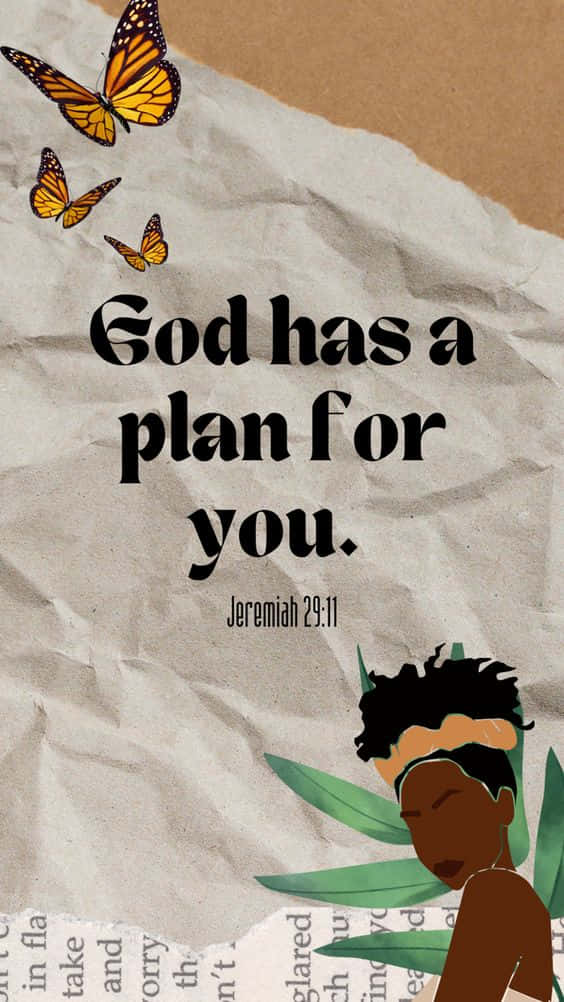Guds plan om håb og frelse Wallpaper