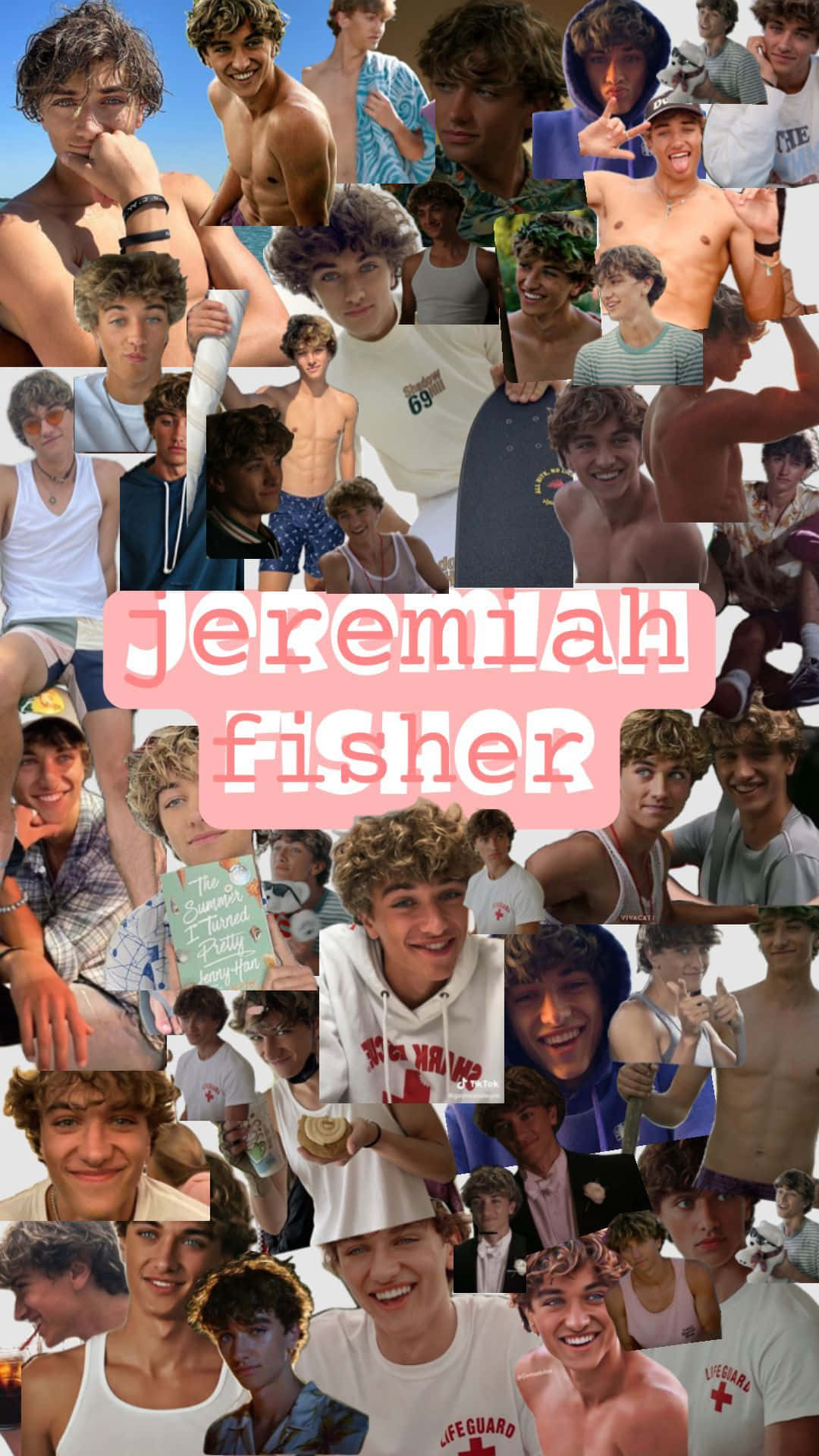 Jeremiah Fisher Collage Aesthetic Wallpaper