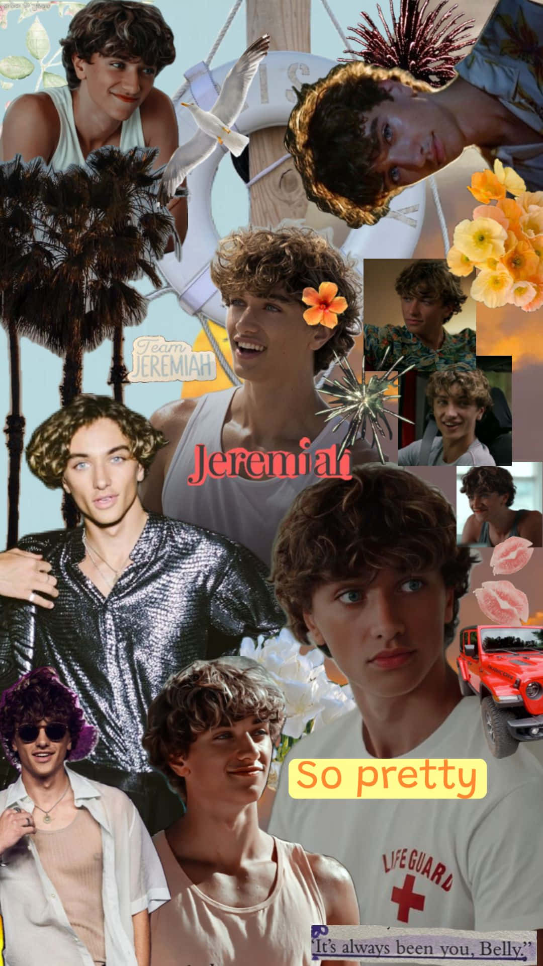 Jeremiah Fisher Collage Aesthetic Wallpaper