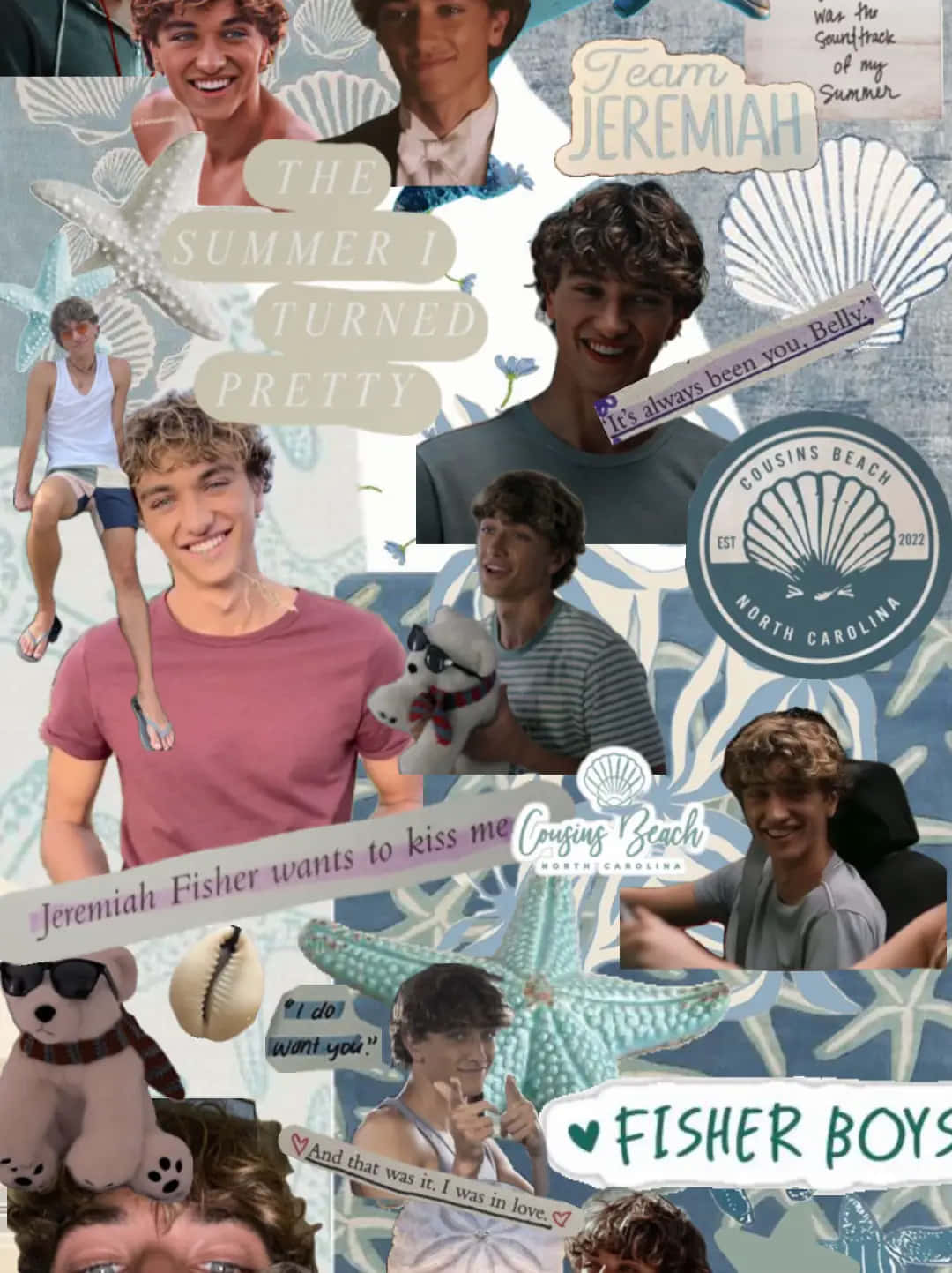 Jeremiah Fisher Summer Collage Wallpaper
