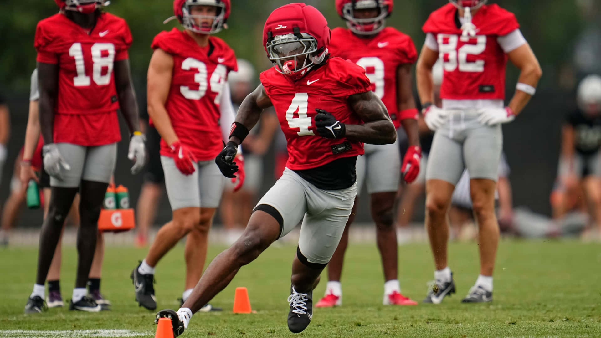 Entrenamiento De Fútbol De Jeremiah Smith Fondo de pantalla