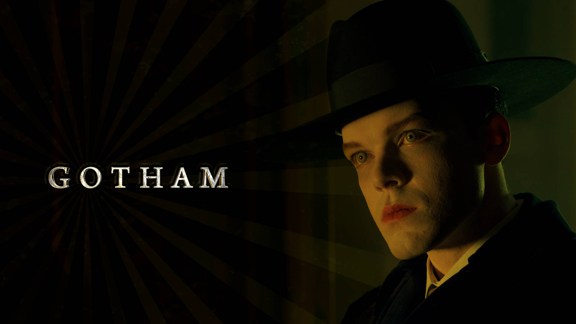 Jeremiah Valeska iført hat 4K Gotham Wallpapir Wallpaper